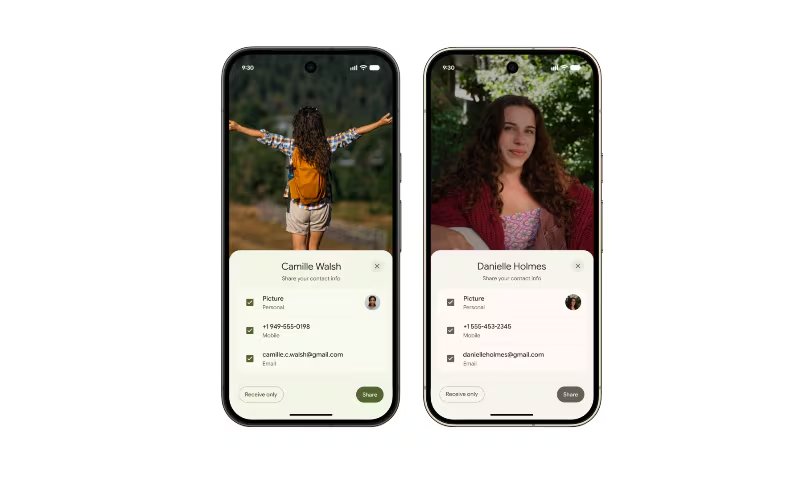 Cuando el contenido a compartir son fotos o videos, el usuario debe abrir primero el panel para compartir en su propio móvil. 
(Captura Google)