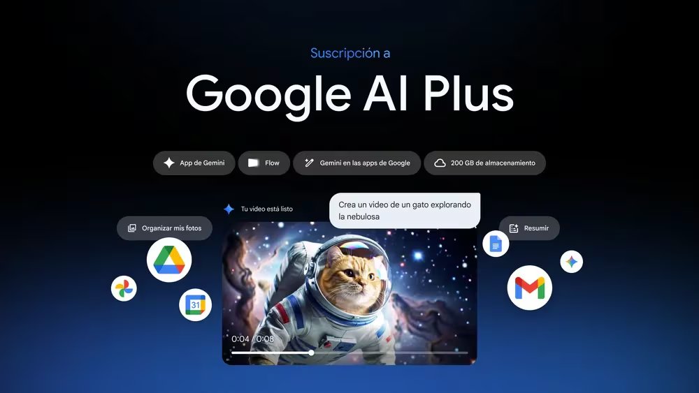 Google ofrece un año gratis de AI Plus a universitarios con Gemini avanzado y 400 GB - crédito Google
