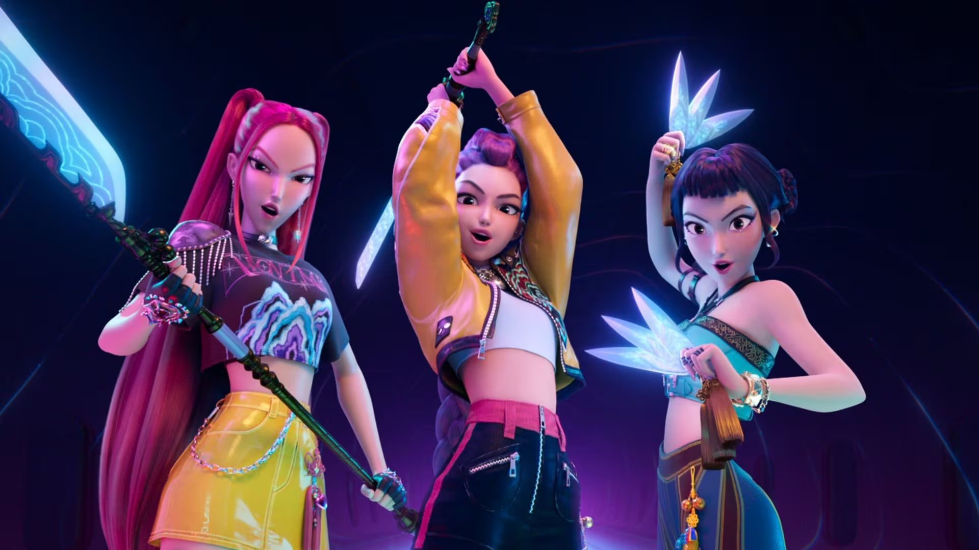 Las referencias visuales de Las Guerreras K-pop no deben tener marcas de agua. (Foto: Netflix)