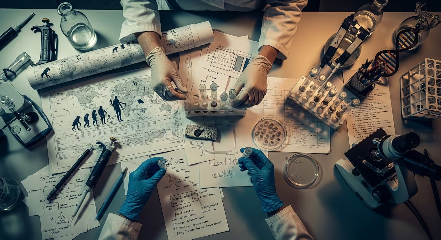 El ancestro fantasma dejó entre 0,5% y 1% del genoma en humanos actuales y su herencia aparece en poblaciones de todo el mundo (Imagen Ilustrativa Infobae)