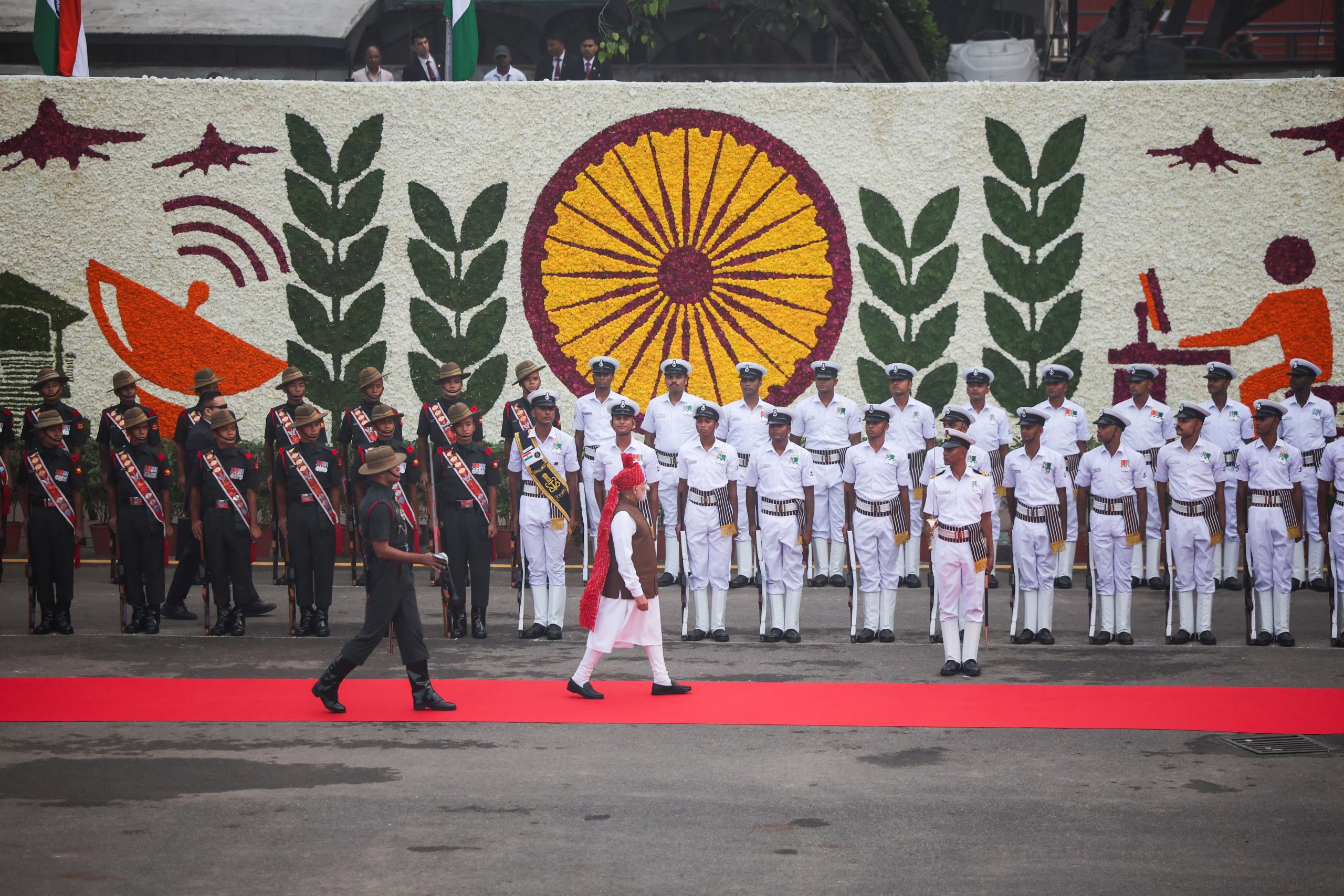 El primer ministro de la India, Narendra Modi, anunció el lanzamiento de una iniciativa nacional para capacitar a 10 millones de jóvenes en inteligencia artificial en los próximos 12 meses (REUTERS/Altaf Hussain)