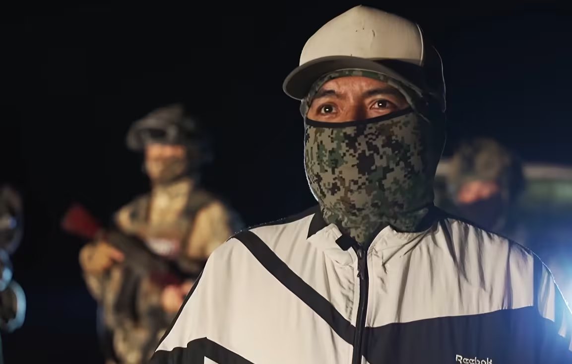 Integrante del CJNG habla en documental. (Captura de pantalla/YouTube: ARTEde)