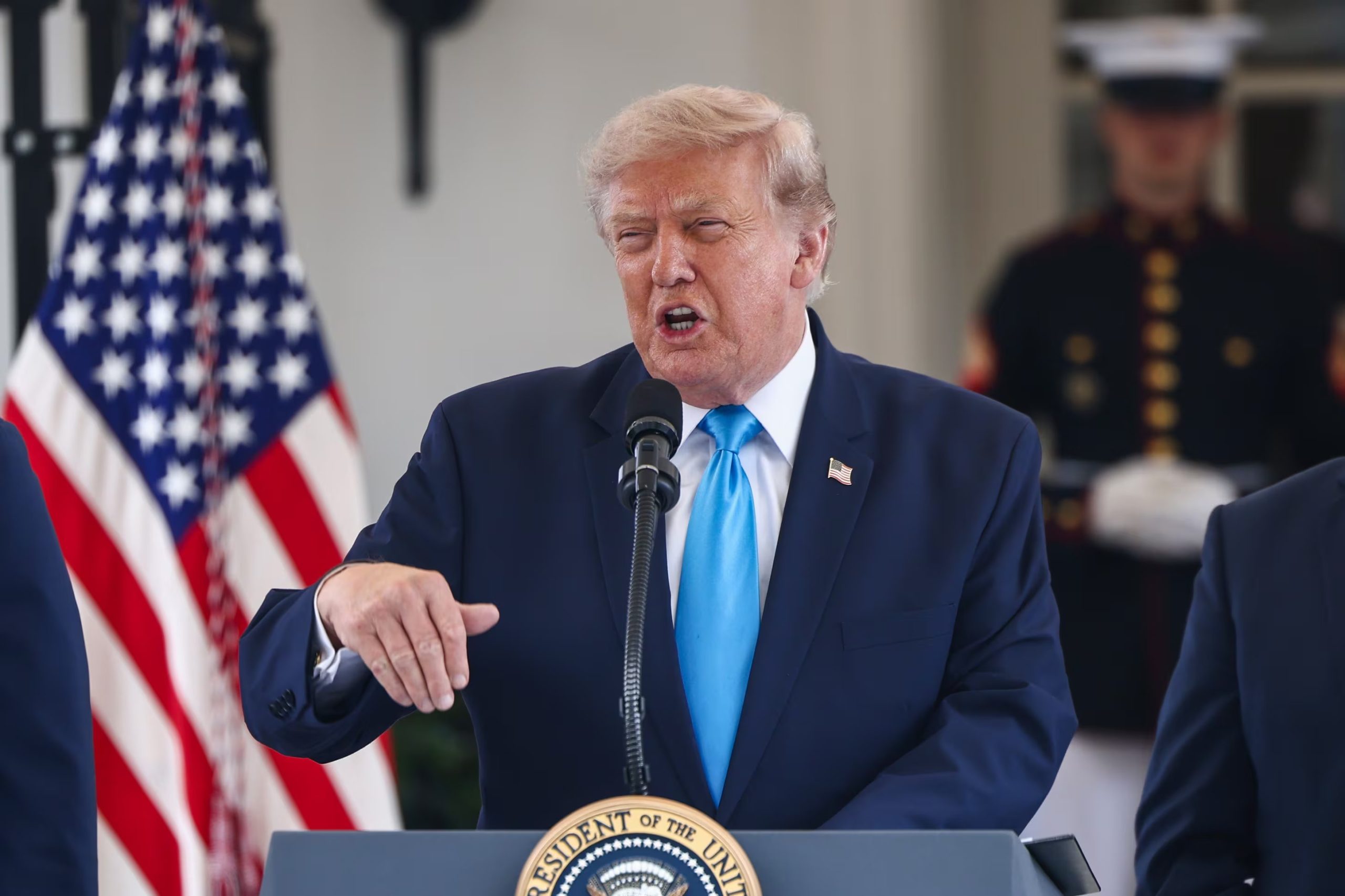 Donald Trump aseguró que existe un marco de acuerdo y dijo que las conversaciones incluirían el estrecho de Ormuz y la desnuclearización iraní. (EFE/ARCHIVO)