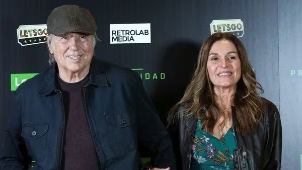 Joan Manuel Serrat y su esposa Candela Tiffón (Getty/Pablo Cuadra)