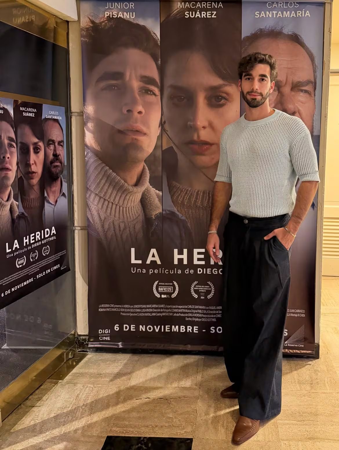 Junior Pisanú heredó de su madre el amor por el arte y la actuación (Instagram)