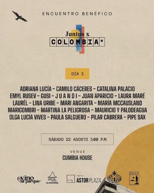 La iniciativa Juntos x Colombia destinará los aportes a un Fondo de Recuperación Cultural para atender al sector cultural afectado por la emergencia - crédito cortesía Paola España Comunicaciones
