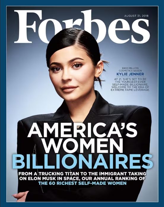 Forbes primero la nombró la multimillonaria “self-made” más joven y después retiró el título tras revisar las cifras de su fortuna.(Forbes)
