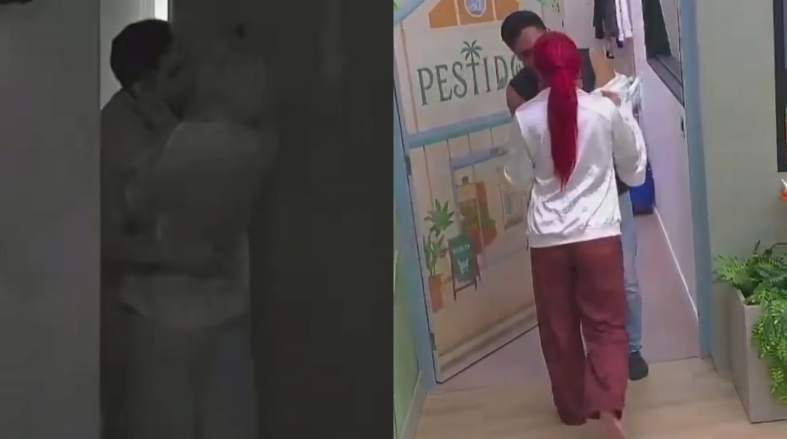 Flor Vigna y Ese Pérez protagonizaron una serie de besos a lo largo de la noche (Imagen Ilustrativa Infobae)