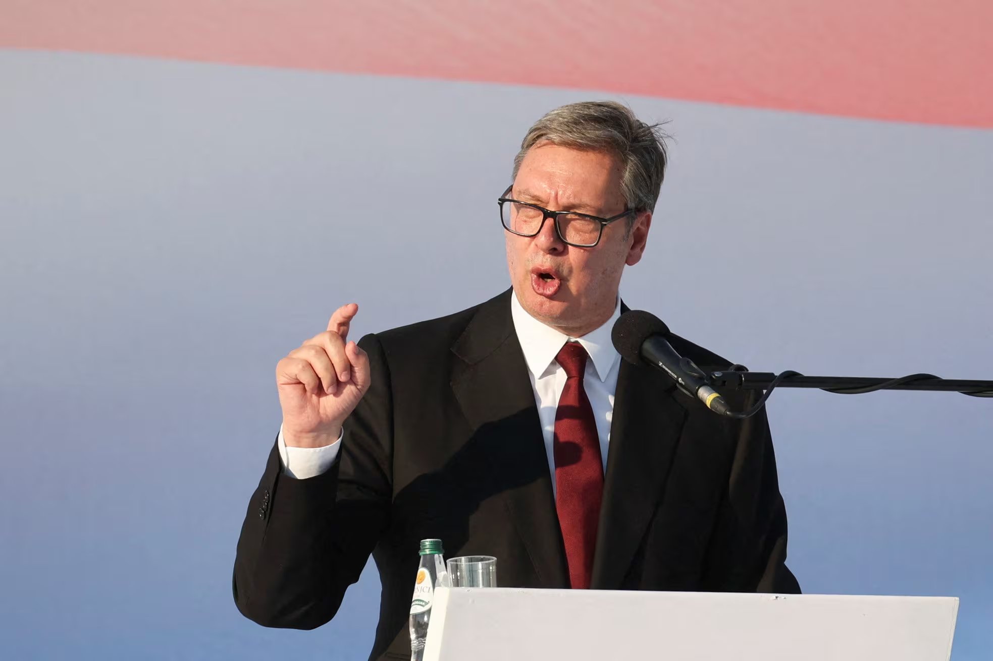 La oficina del presidente serbio, Aleksandar Vučić (REUTERS)
