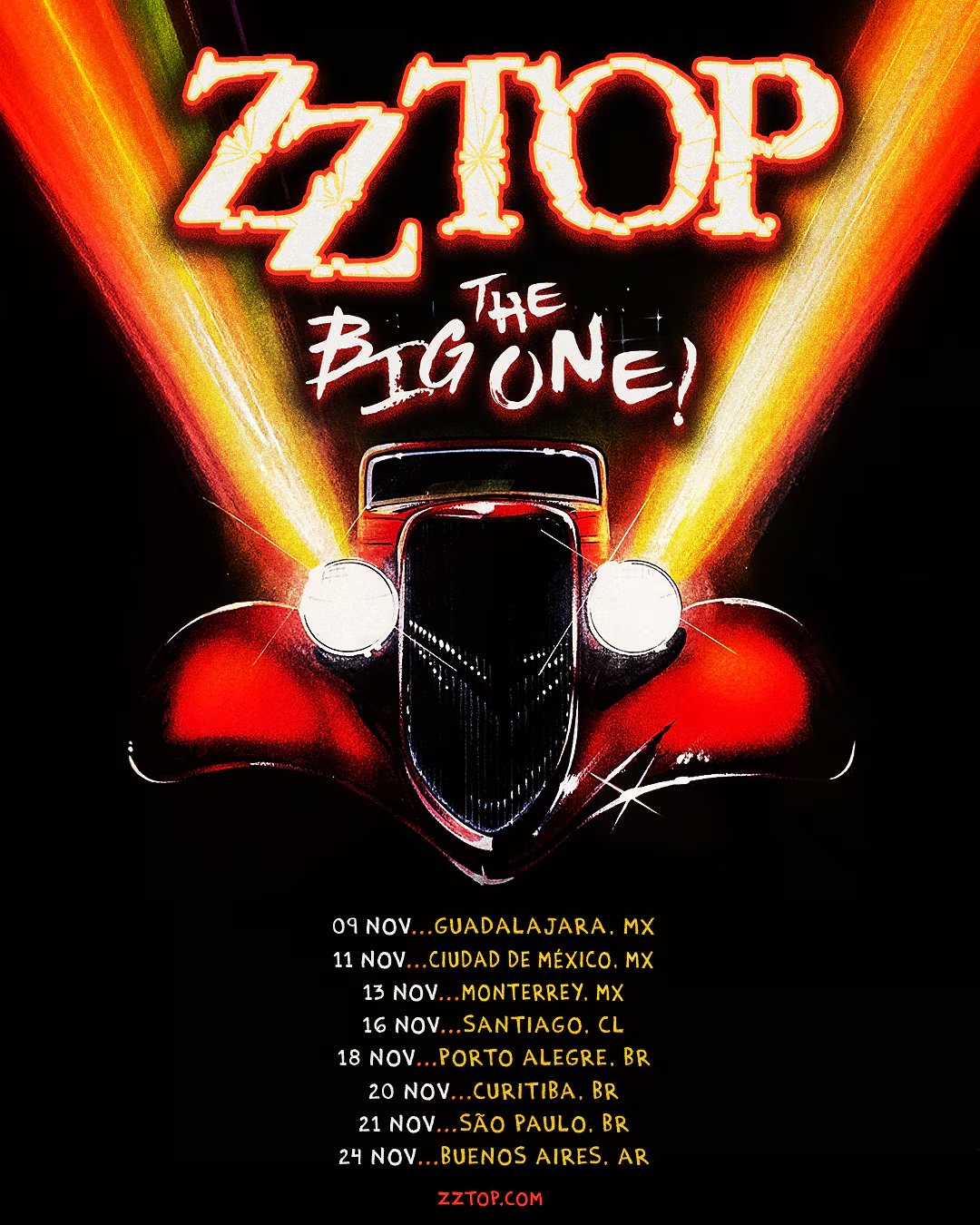 ZZ Top retoma su gira internacional con nuevas fechas en América y Brasil, rindiendo homenaje a Frank Beard en cada escenario (@ZZTop)