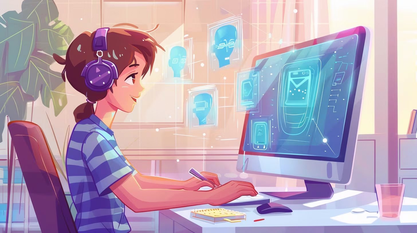 tecnología y niños, niñas, niñez, jóvenes, infantes, dispositivos electrónicos, los Alfa, hijos de los Millennials, generación del siglo XXI, crecimiento con las nuevas tecnologías, celulares, computadoras, tables, ipads, alexa, asistencia AI - (Imagen Ilustrativa Infobae)