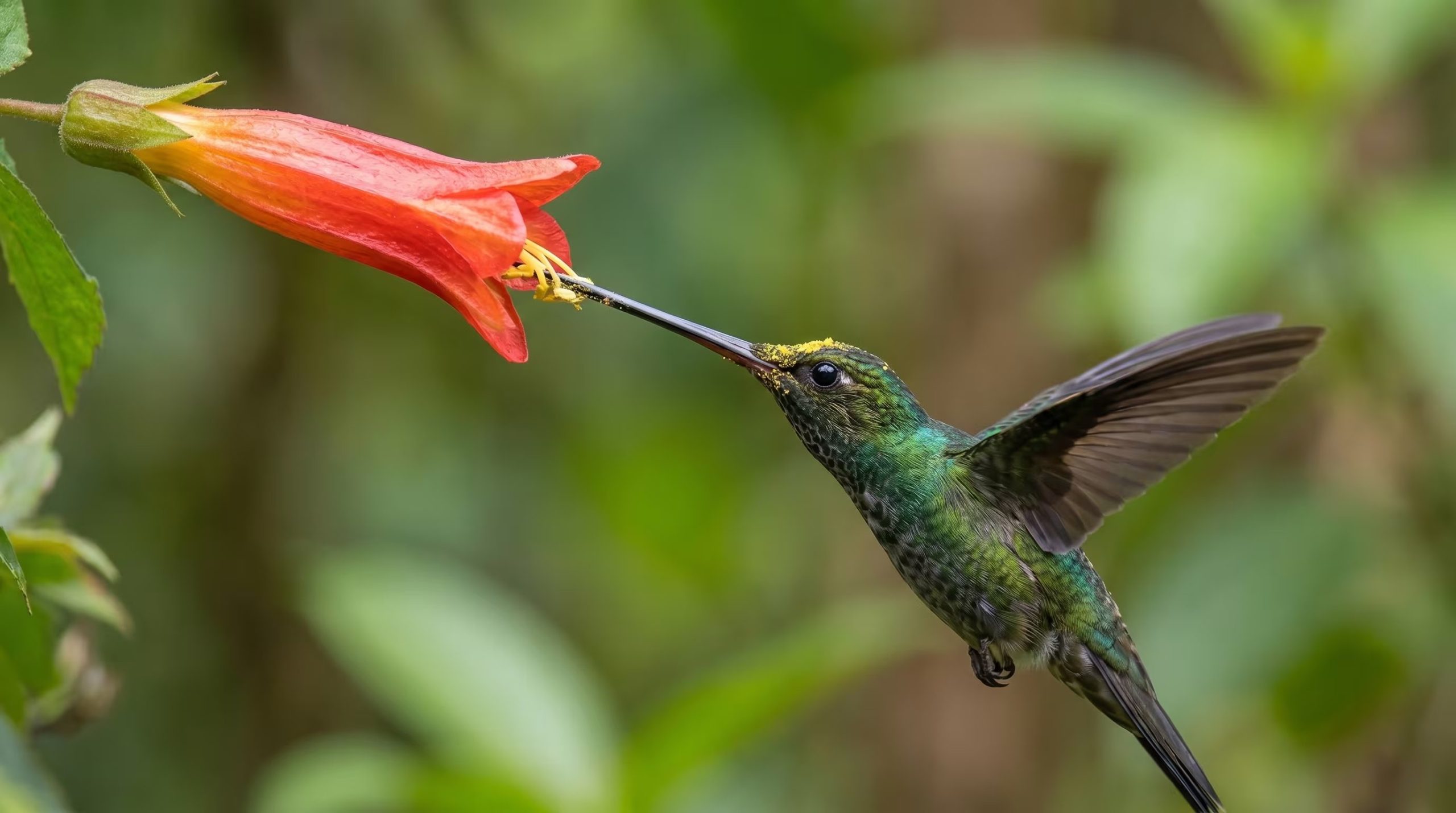 Un estudio publicado en eLife concluyó que el zumbido del colibrí surge de las fuerzas aerodinámicas que generan sus alas al batir (Imagen Ilustrativa Infobae)