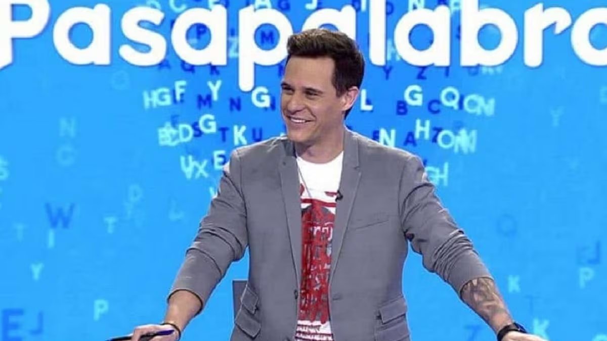 Christian Gálvez en 'Pasapalabra' (Mediaset España')