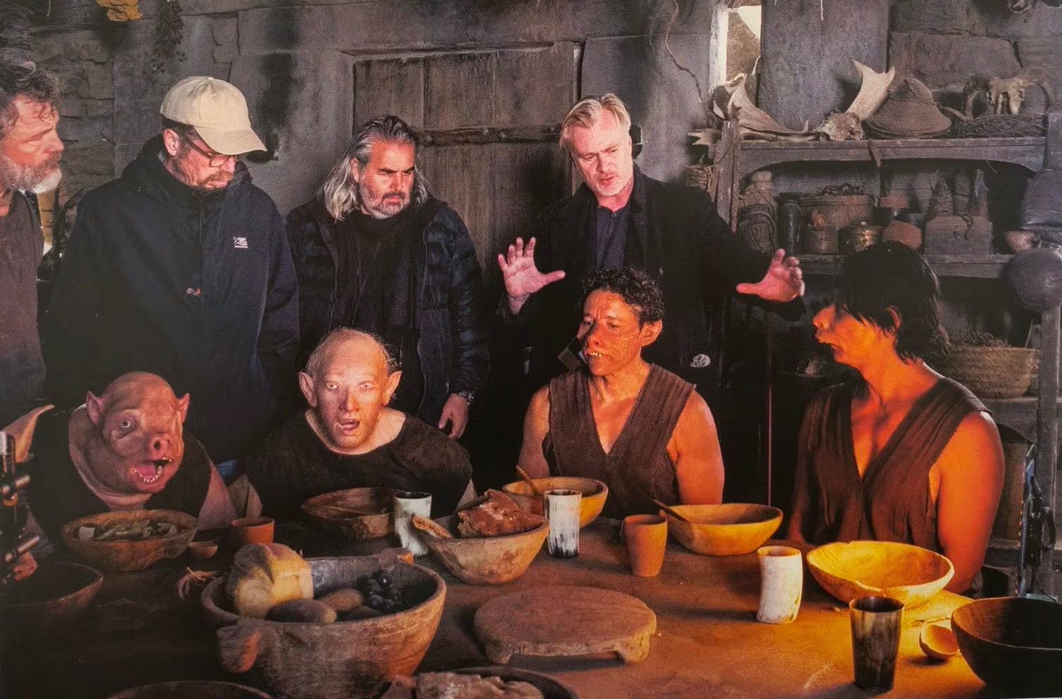 Christopher Nolan durante el rodaje de 'La Odisea'