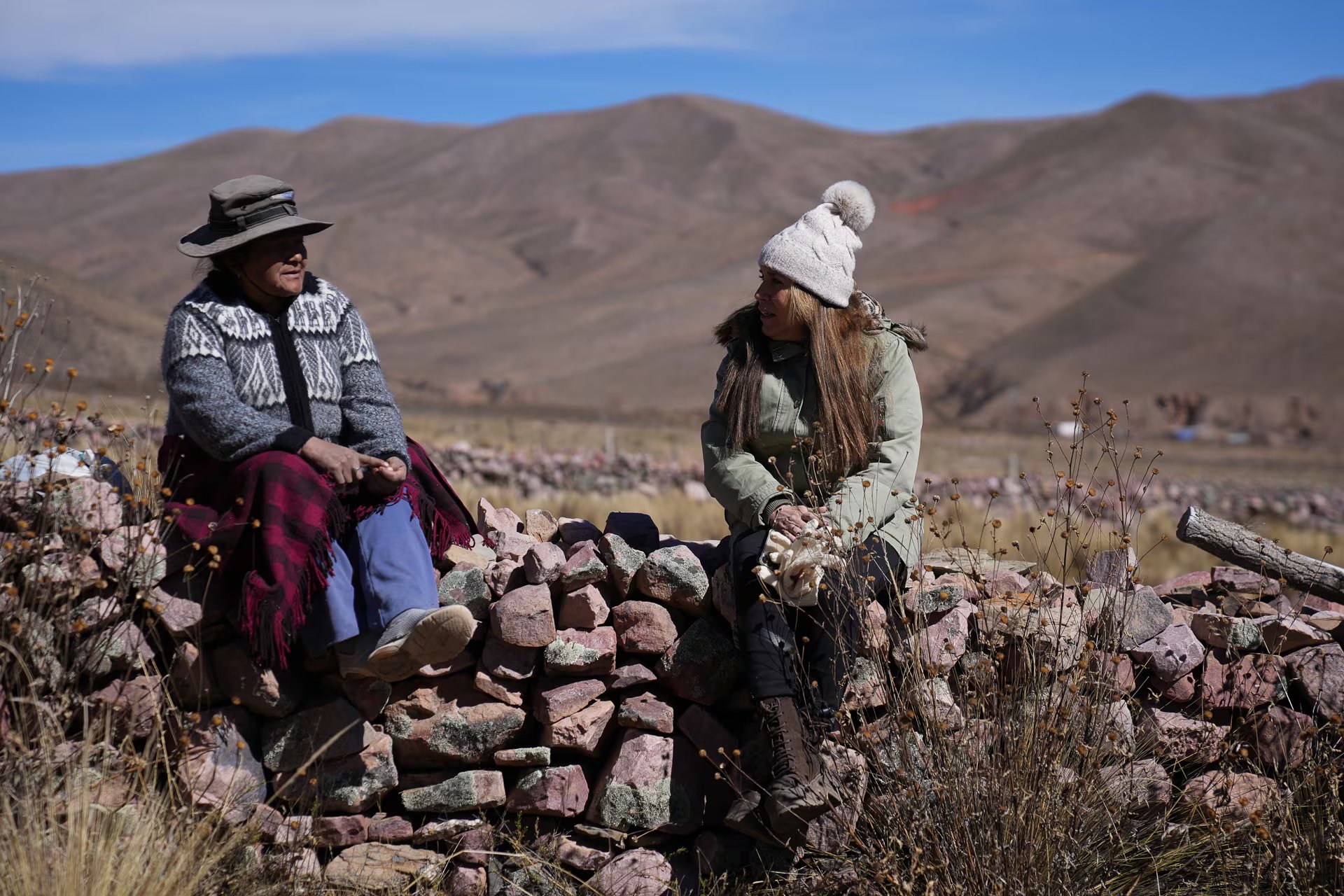 Inocenta e Infobae comparten un dia inolvidable en el Valle de Colanzuli