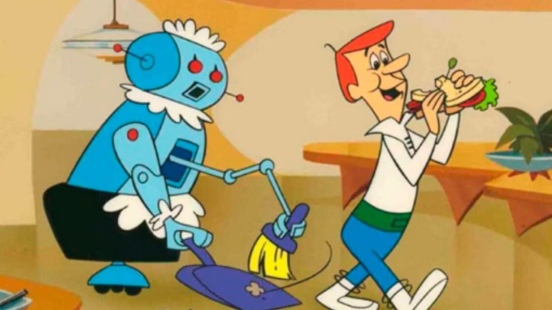 El papel de George Jetson (Super Sonico) en