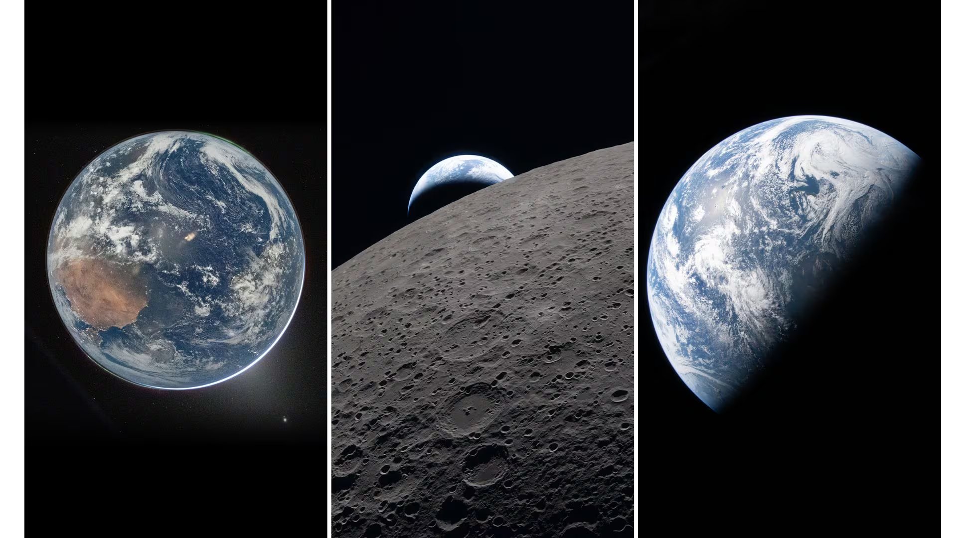 Artemis II transmitió imágenes inéditas de la cara oculta lunar y videollamadas a más de 400000 kilómetros de la Tierra
(NASA)