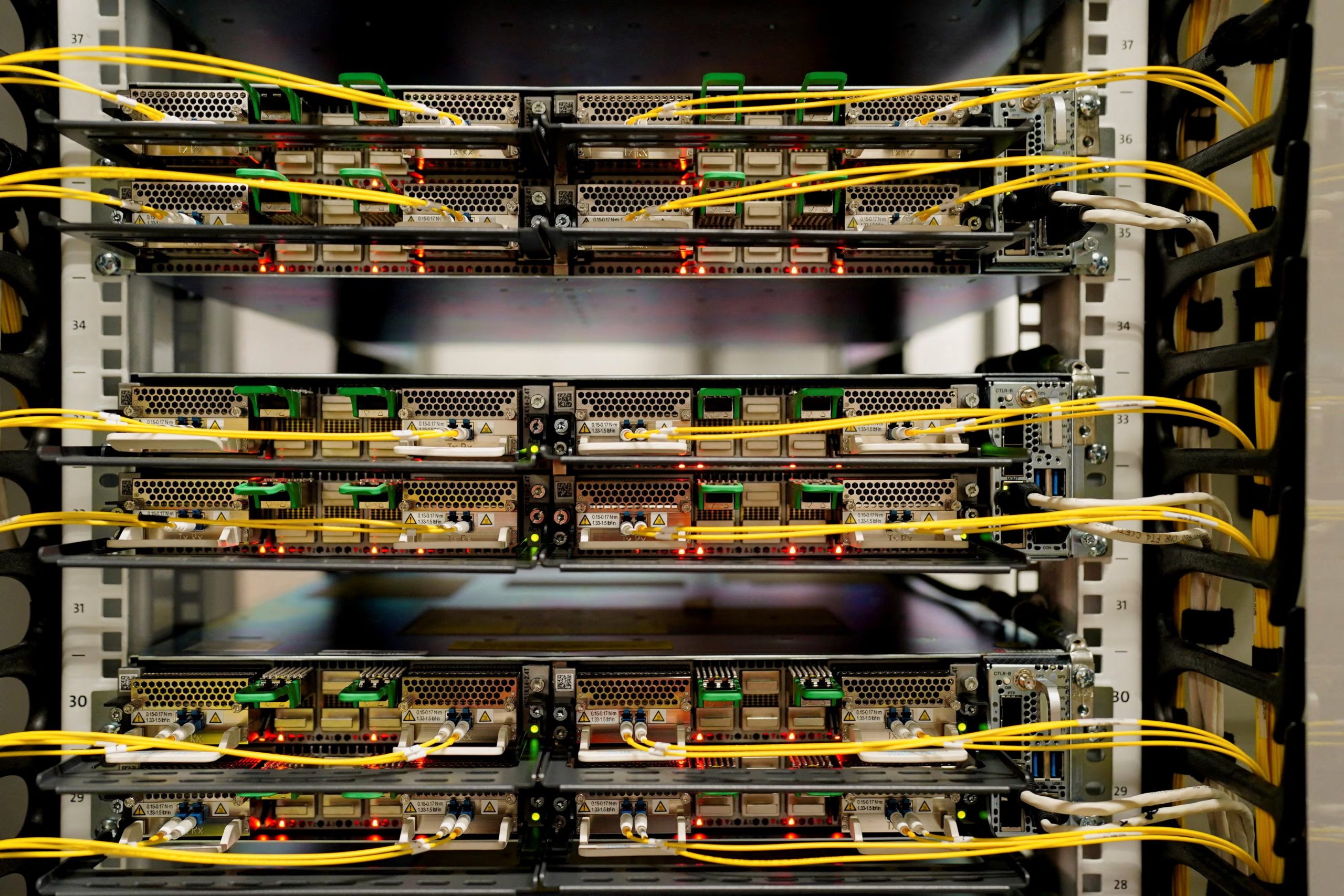 El sistema de refrigeración de los centros de datos de Estados Unidos ha provocado un masivo consumo de agua. REUTERS/Audrey Richardson