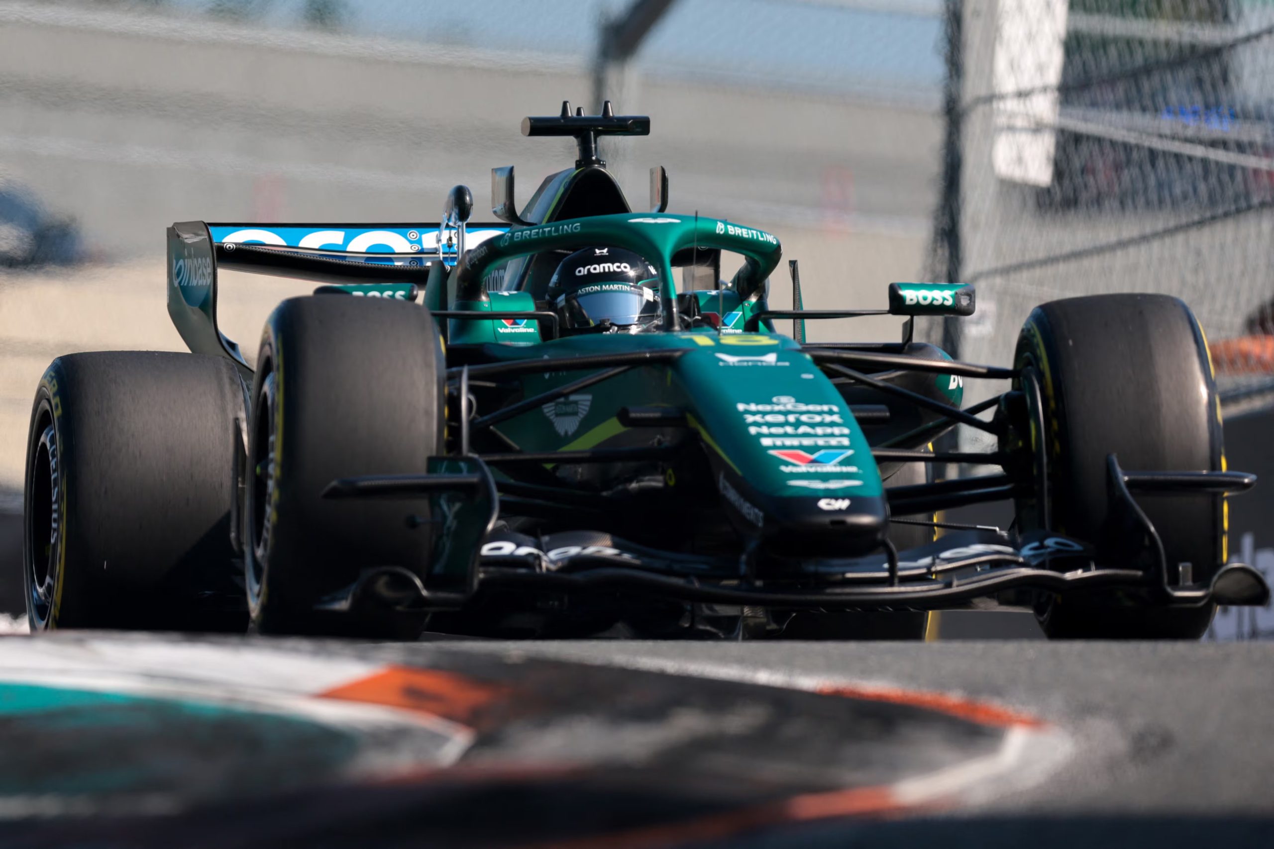 El monoplaza de Aston Martin (REUTERS)