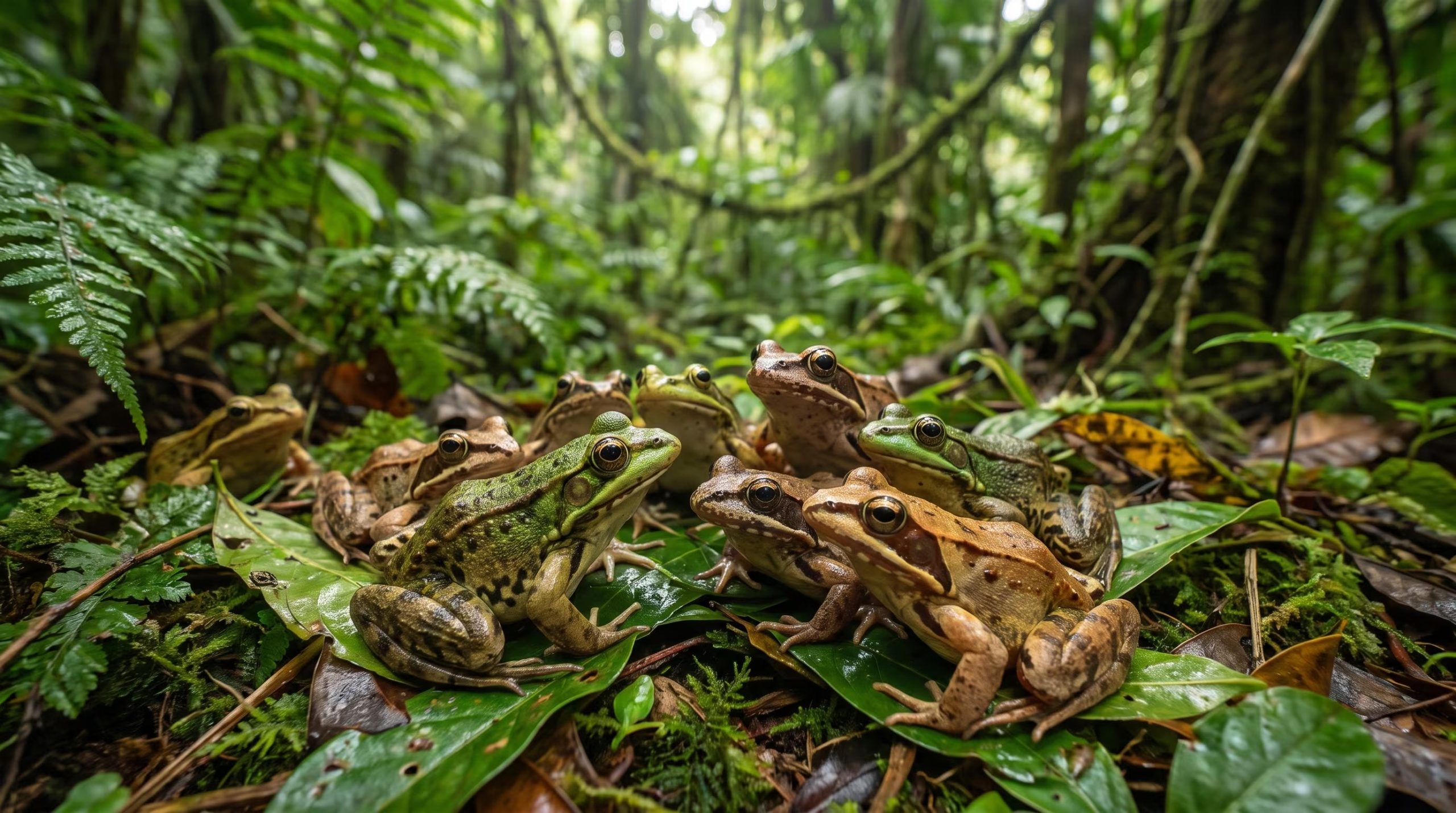 El estudio advirtió que los ranavirus y el cambio climático vuelven clave la diversidad térmica de los humedales para la conservación de anfibios (Imagen Ilustrativa Infobae)