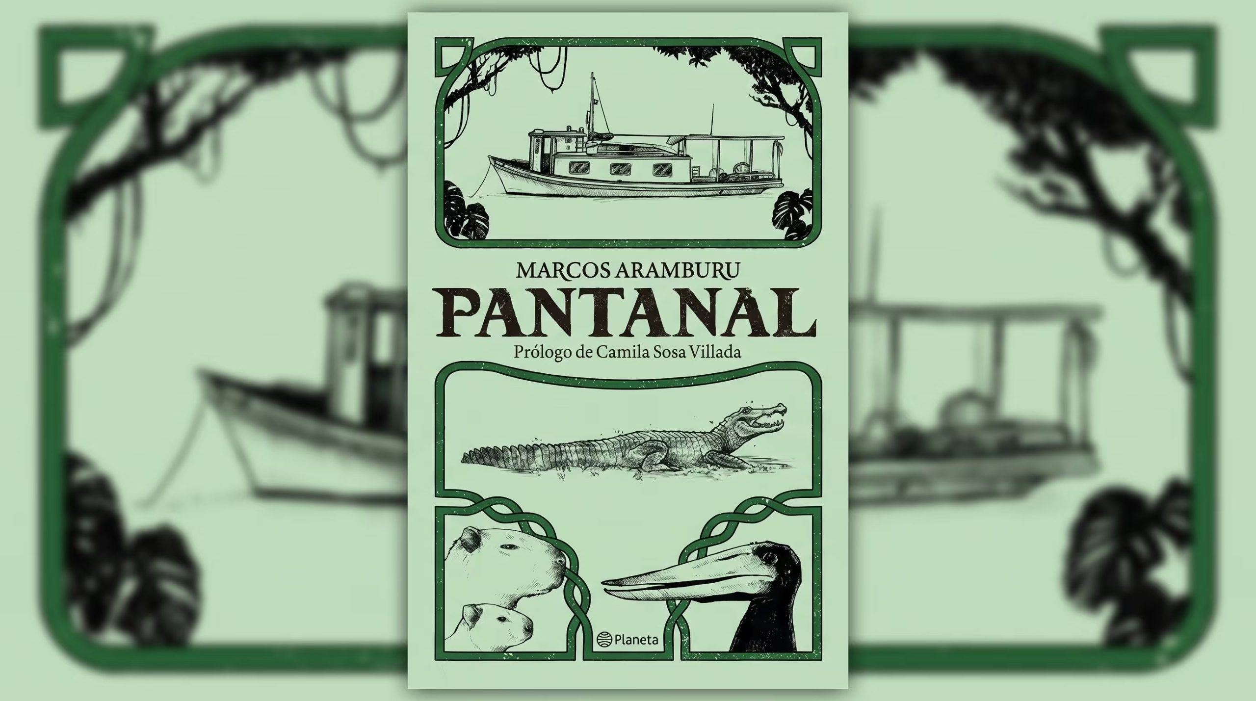 Marcos Aramburu presentó Pantanal, una novela de ficción inspirada en el viaje que su padre y un amigo hicieron por los ríos de Argentina, Paraguay y Brasil (Imagen Ilustrativa Infobae)