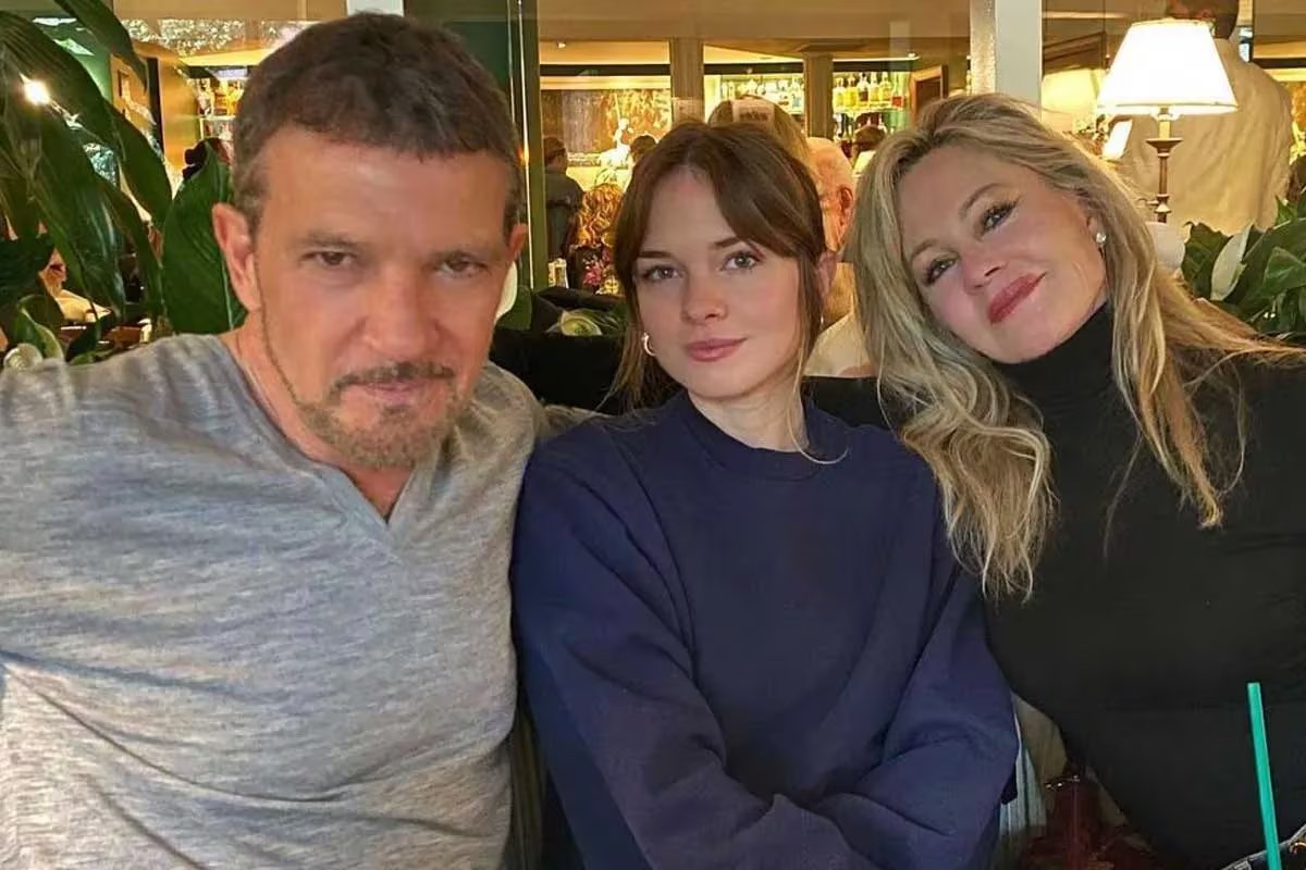 Antonio Banderas y Melanie Griffith tuvieron una hija a los pocos meses de haberse casado. (Instagram)