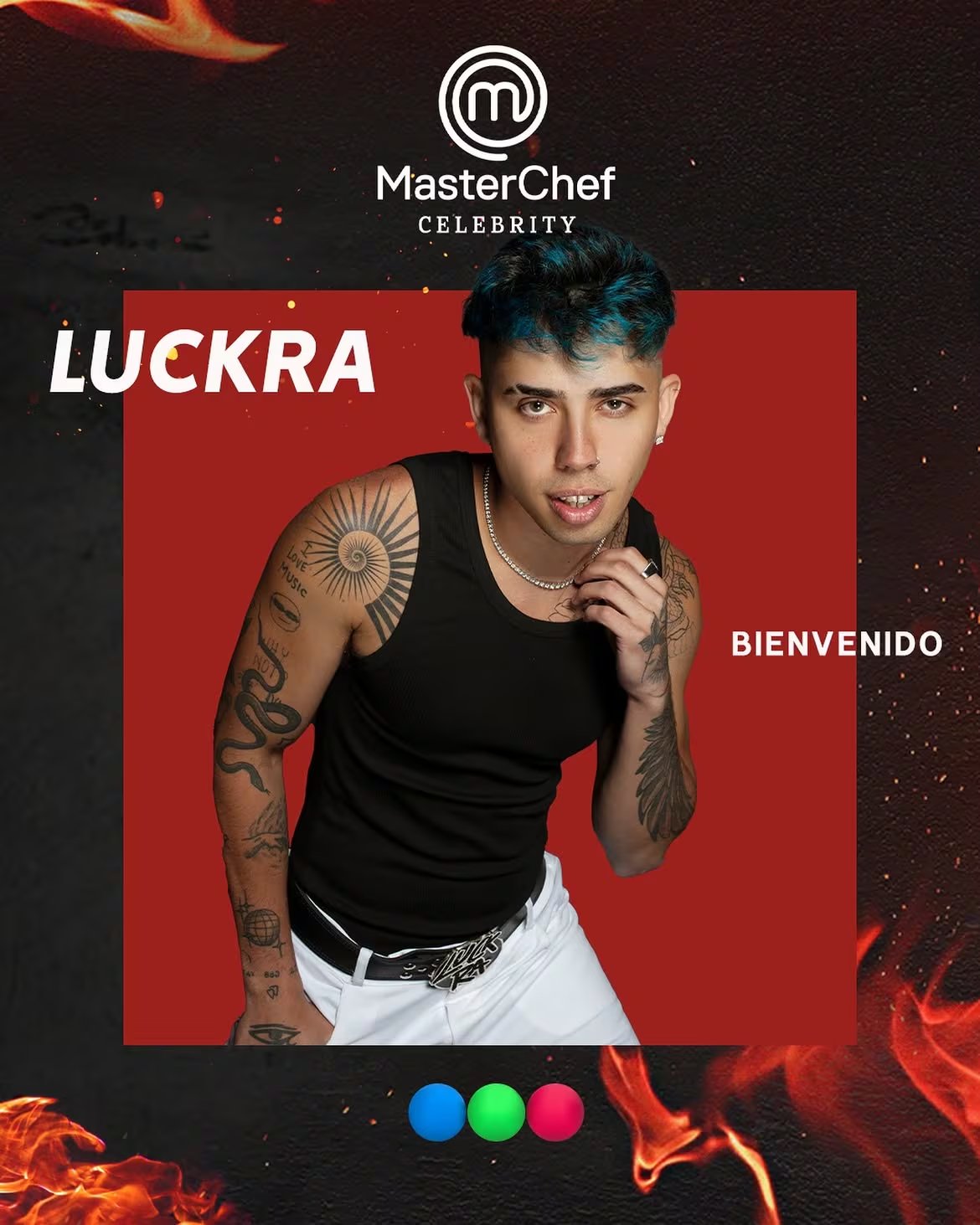 Luego de su polémica separación de La Joaqui, MasterChef Celebrity le dio la bienvenida a Luck Ra 