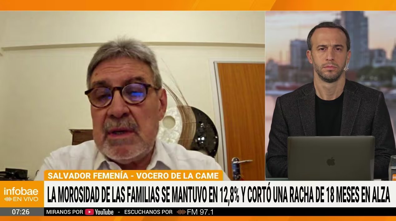 La CAME atribuyó la deuda de las familias a la caída del poder adquisitivo y del ingreso real, y no al consumo de bienes suntuarios (Captura de video)