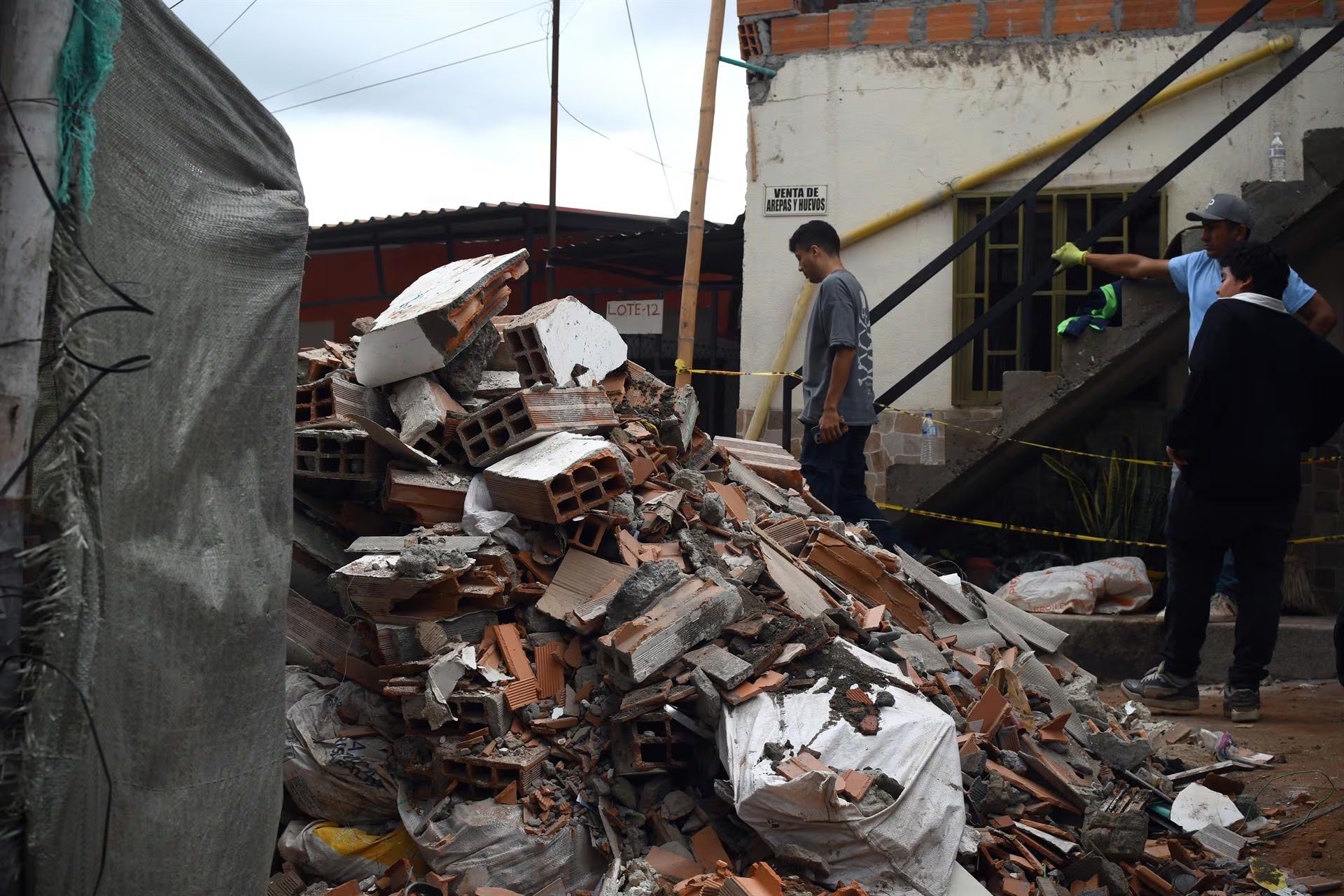 Una imagen tras el terremoto en Colombia (Europa Press)