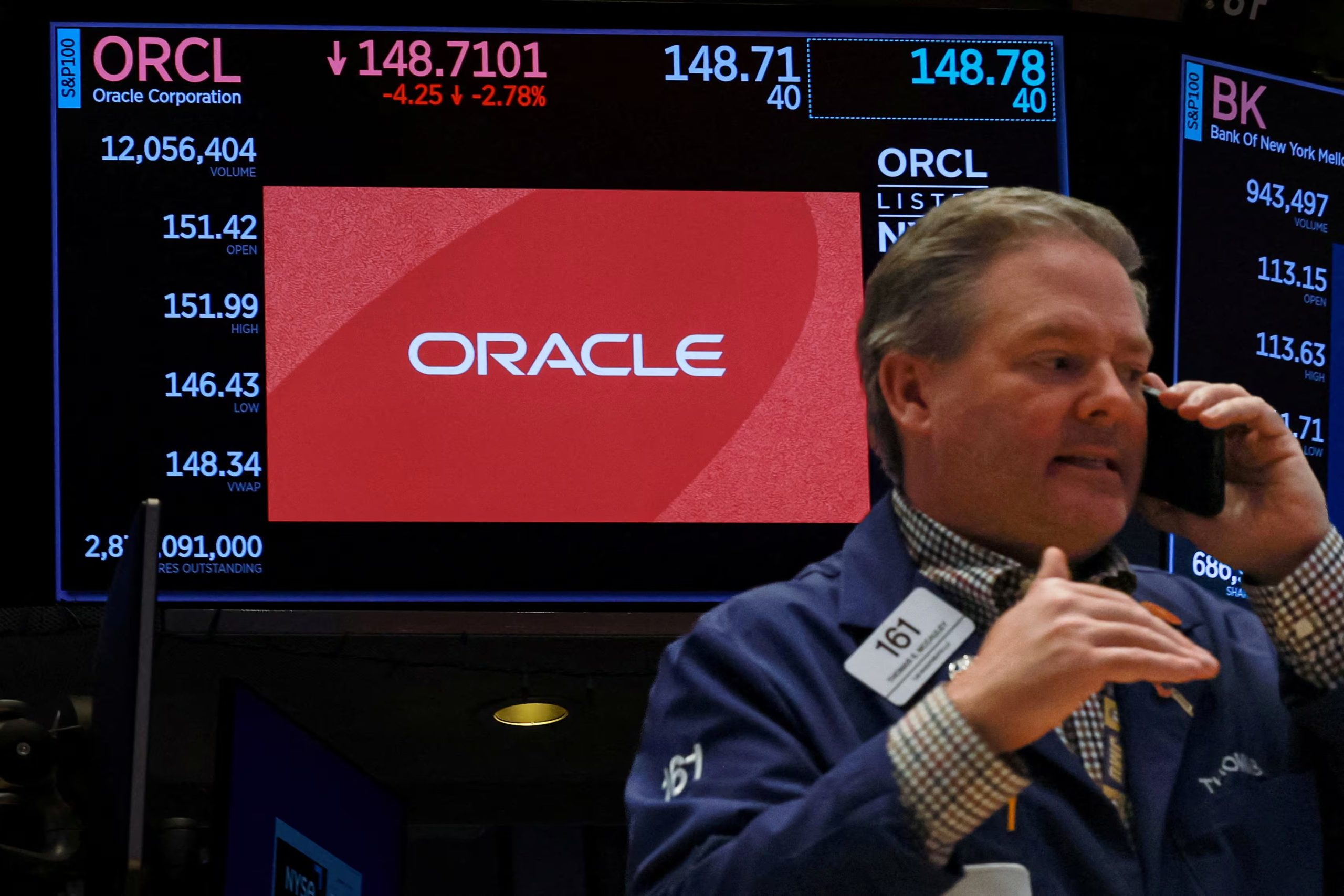 Las acciones de Oracle han caído un 26%. REUTERS/Brendan McDermid/File Photo