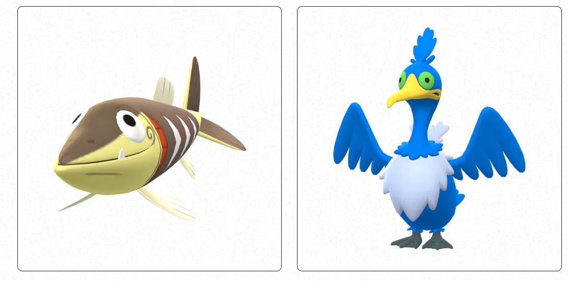 El evento marca el debut en Pokémon GO de Cramorant y Arrokuda.(Pokémon)