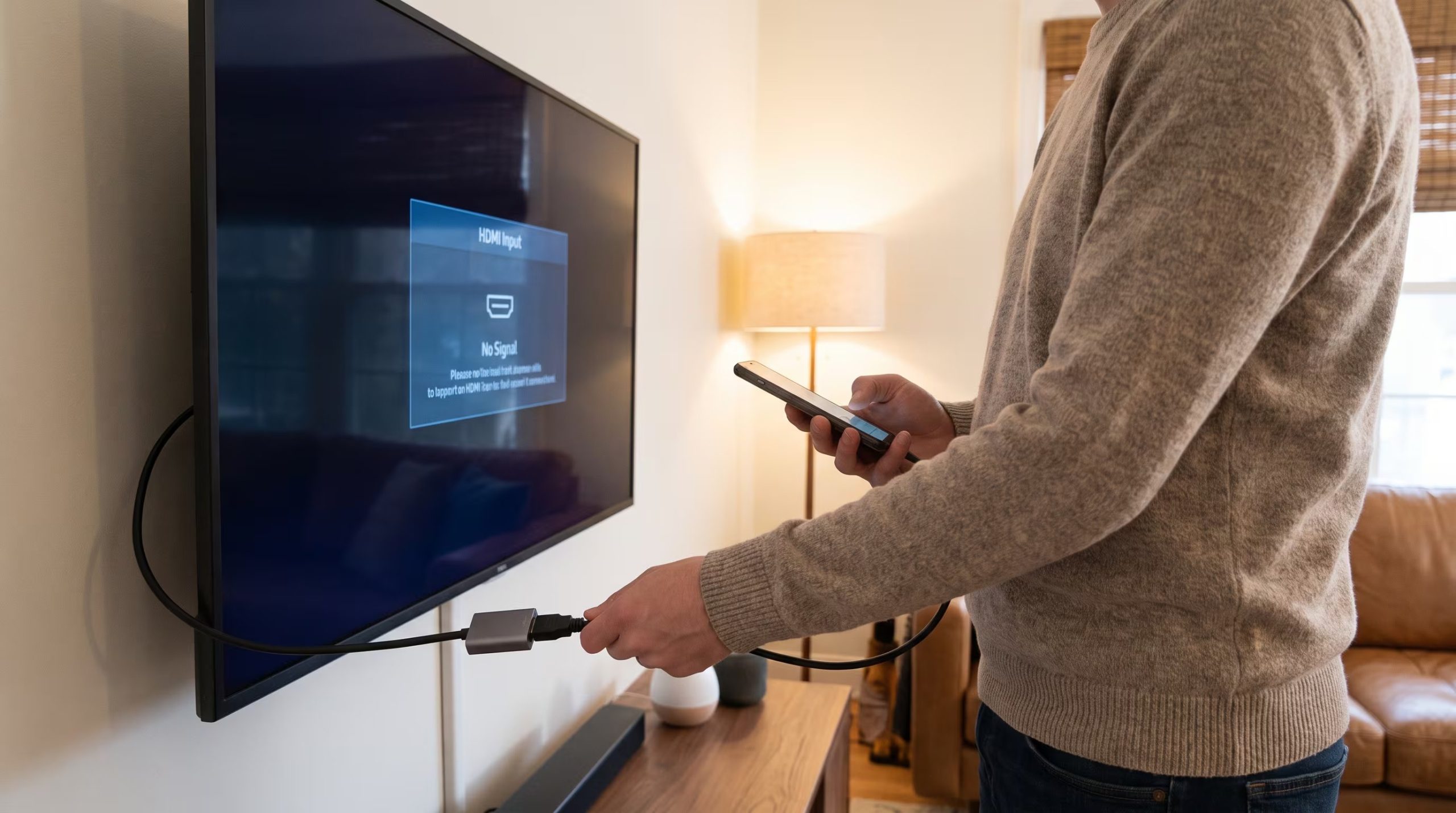 El cable HDMI evita cortes e interferencias en entornos con muchas redes activas u obstáculos para la transmisión inalámbrica.(Imagen Ilustrativa Infobae)