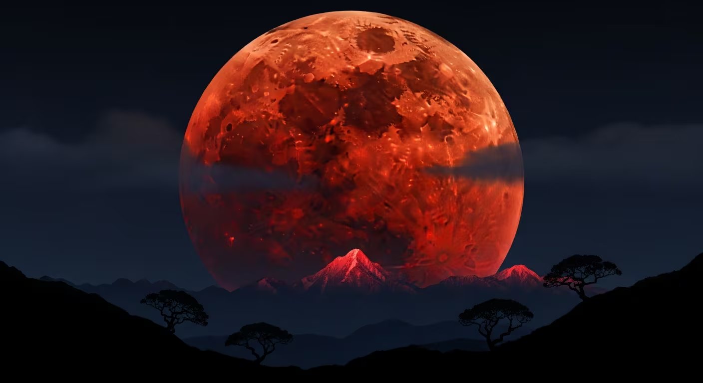 La sombra de la Tierra se divide en dos zonas: la penumbra, de sombra parcial, y la umbra, de sombra total. (Imagen Ilustrativa Infobae)