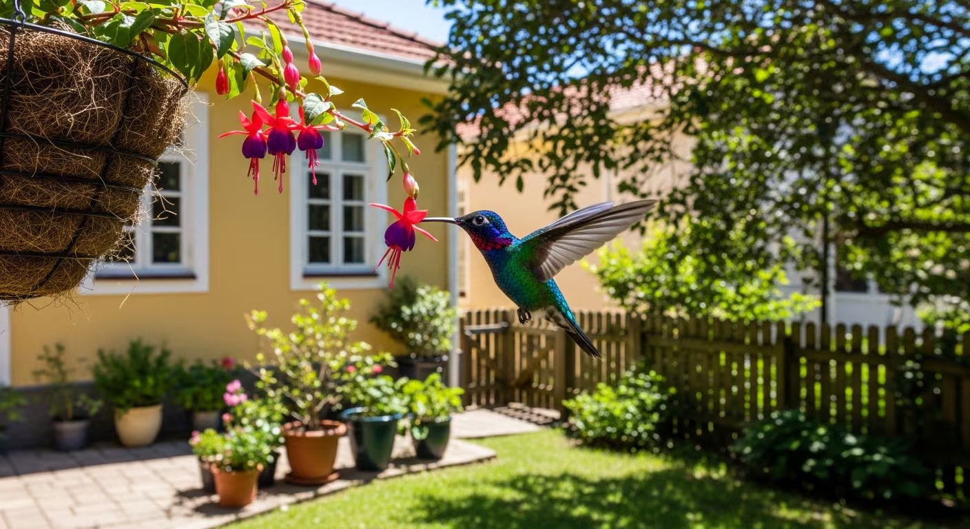 Los plaguicidas no solo eliminan plagas: también acaban con los insectos pequeños que forman parte de la dieta del colibrí. (Imagen Ilustrativa Infobae)