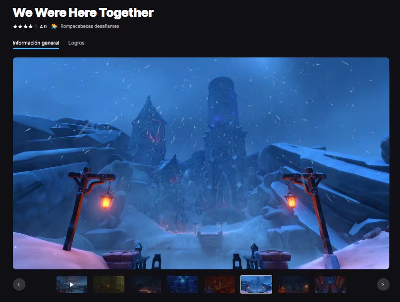 We Were Here Together es un juego cooperativo de puzles en primera persona para dos jugadores. (Epic Games)