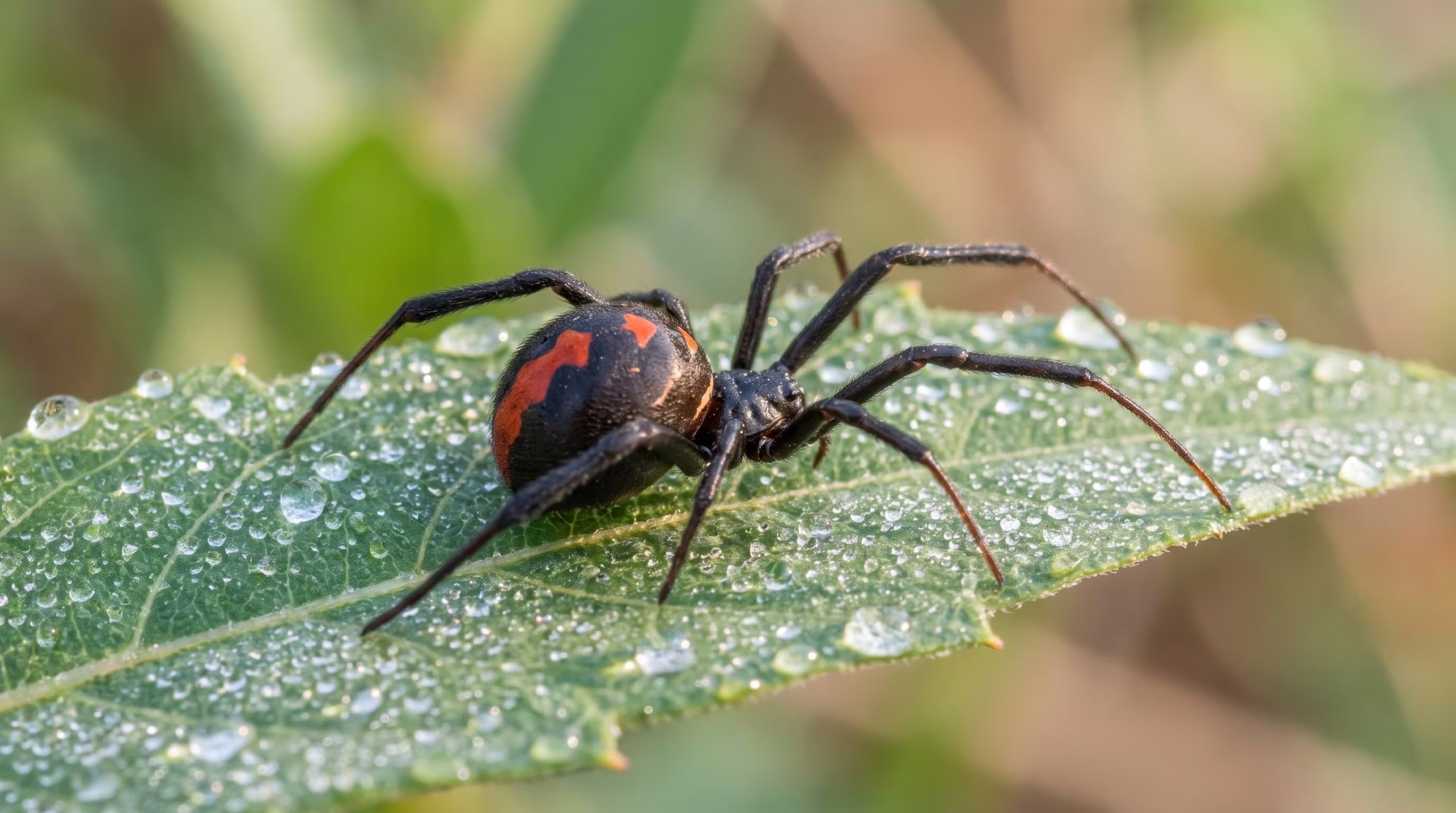 La investigación en Biology Letters analizó en Latrodectus hasselti la voltereta durante la cópula y el estrechamiento del abdomen como rasgos ligados a su estrategia reproductiva (Imagen Ilustrativa Infobae)