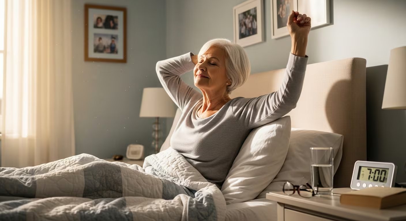 A partir de los 60 años se aconseja dormir entre seis y siete horasen promedio por noche para garantizar un descanso suficiente (Imagen Ilustrativa Infobae)