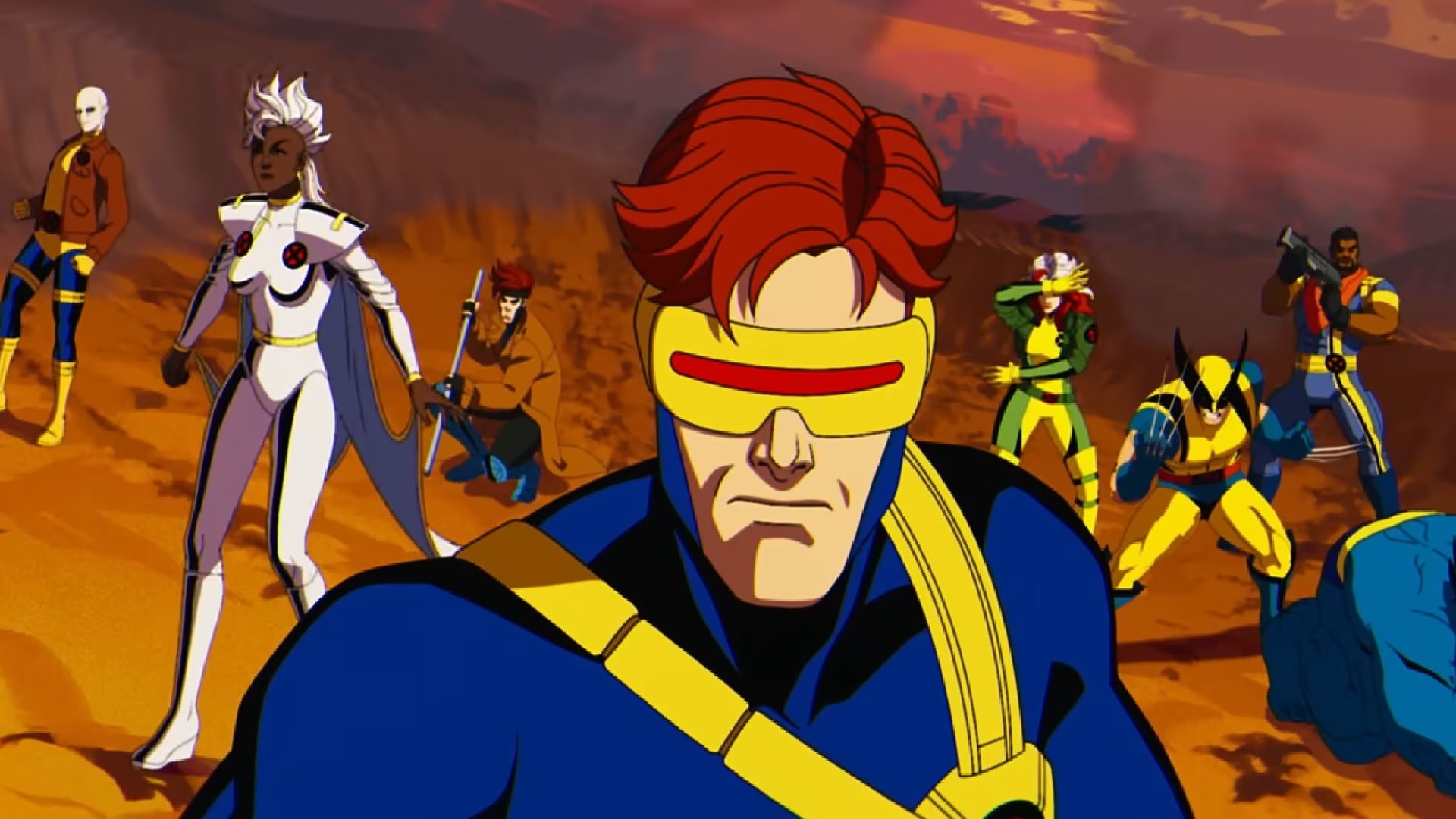 Cíclope, interpretado por Kit Connor, ocupará un lugar central en los X-Men como estratega y líder capaz de proyectar rayos de fuerza desde los ojos con su visor de cuarzo de rubí (Créditos Marvel Latinoamérica)