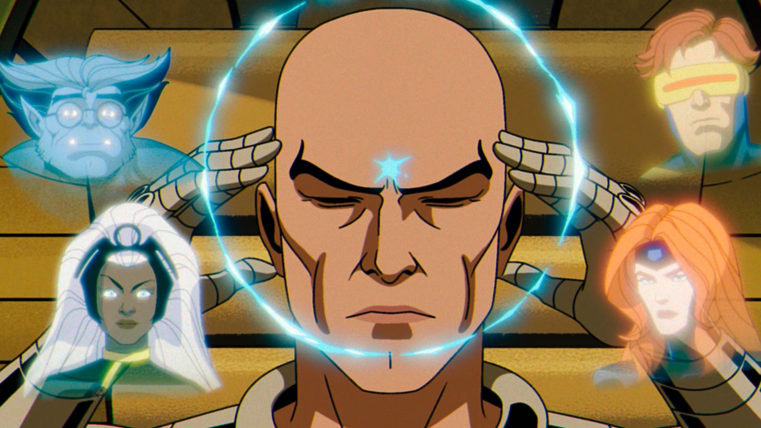 El Profesor X, nombre con el que se conoce a Charles Xavier, vuelve a ocupar el centro de la mitología de los X-Men con Christopher Abbott (Photo courtesy of Marvel Animation)