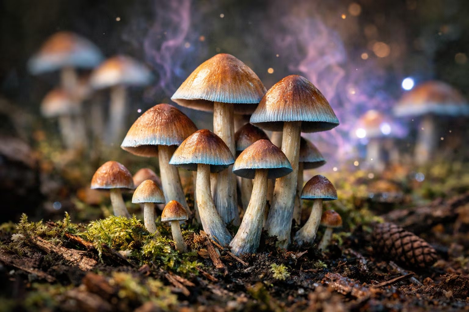 La psilocibina se obtiene de hongos que causan experiencias sensoriales que muchos asocian con el alivio de emociones negativas, aunque los especialistas piden tener precaución ante trastornos mentales - crédito Imagen Ilustrativa Infobae