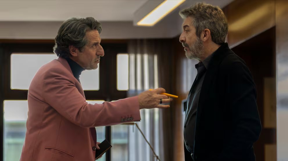 Ricardo Darín y Diego Peretti protagonizan Lo dejamos acá, la nueva película argentina de Netflix. (Netflix)