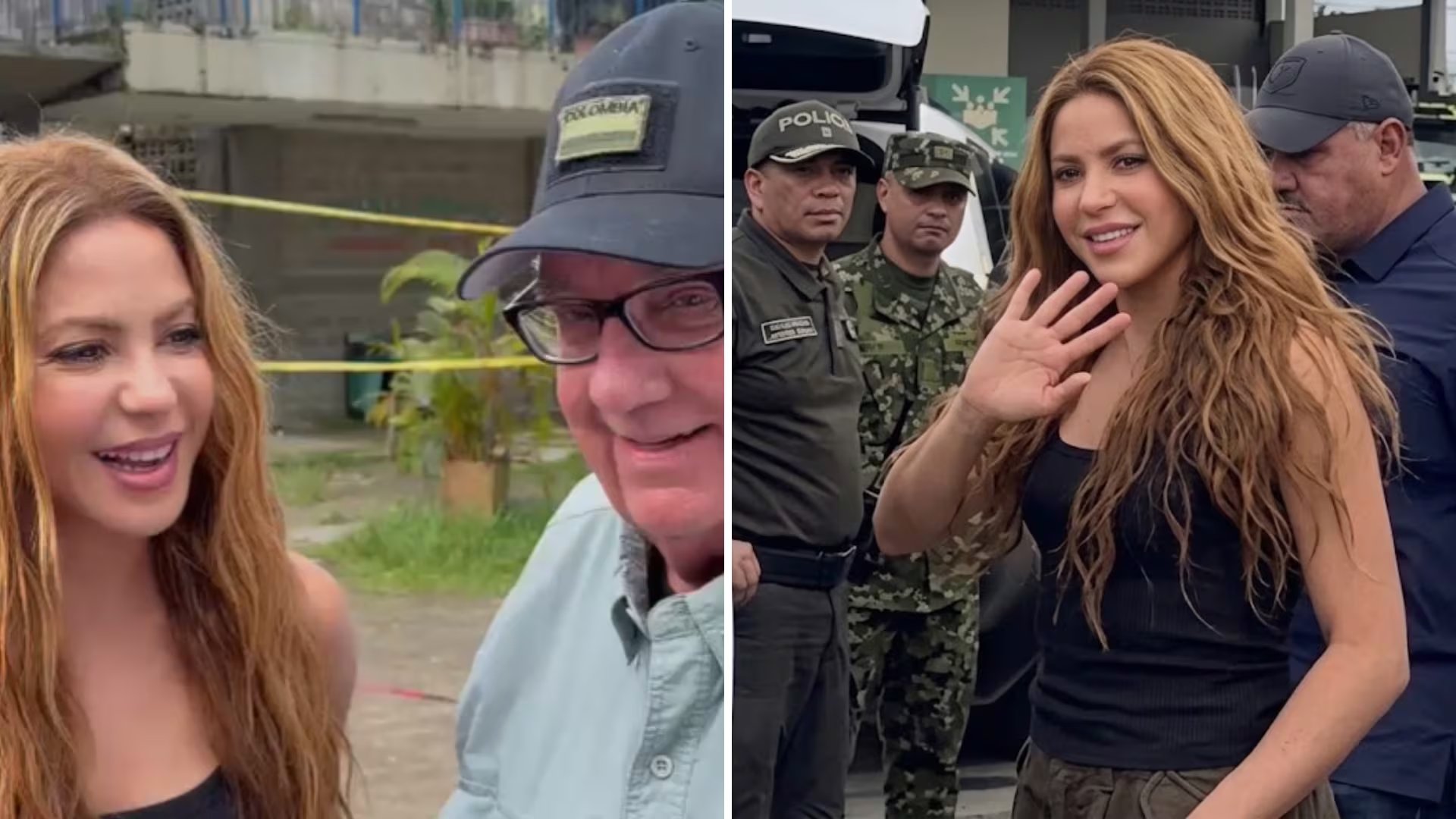 Shakira visitó el Chocó junto al empresario y filántropo estadounidense Howard Buffett para conocer las afectaciones provocadas por el terremoto - crédito Alcaldía de Quibdó