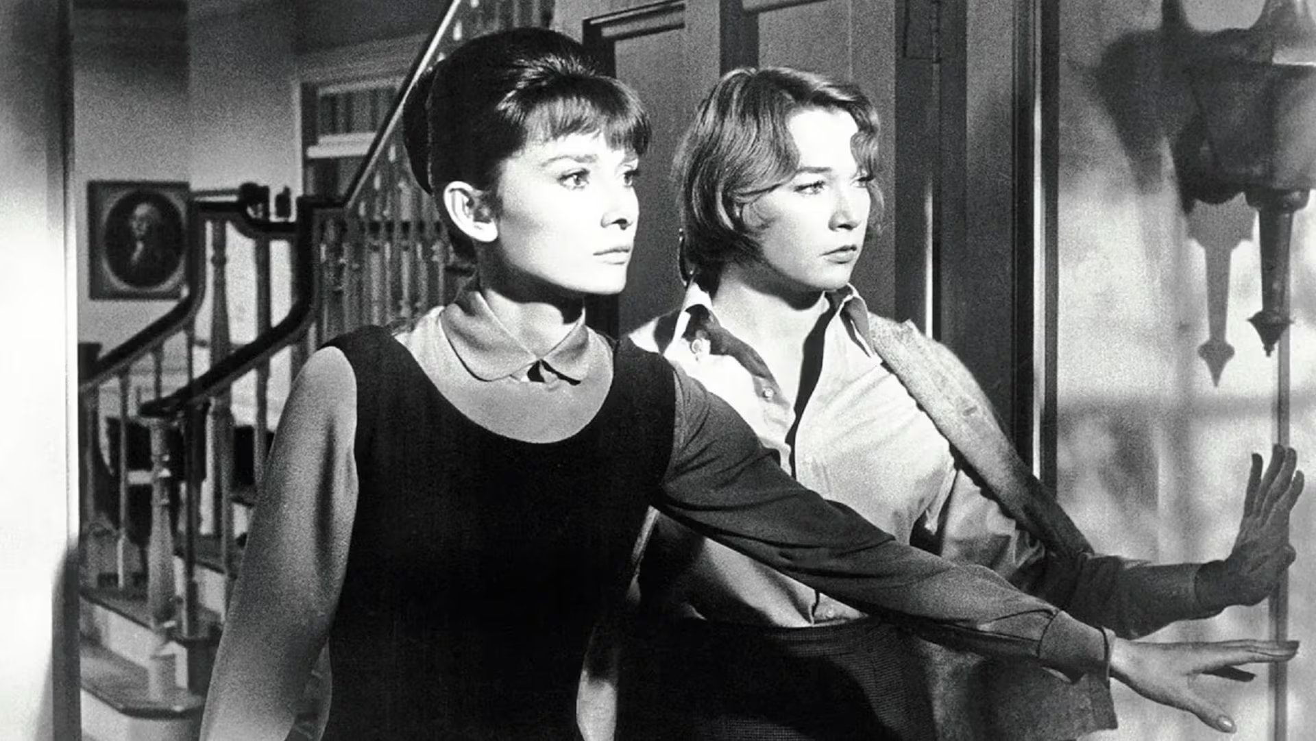 Audrey Hepburn y Shirley Maclaine