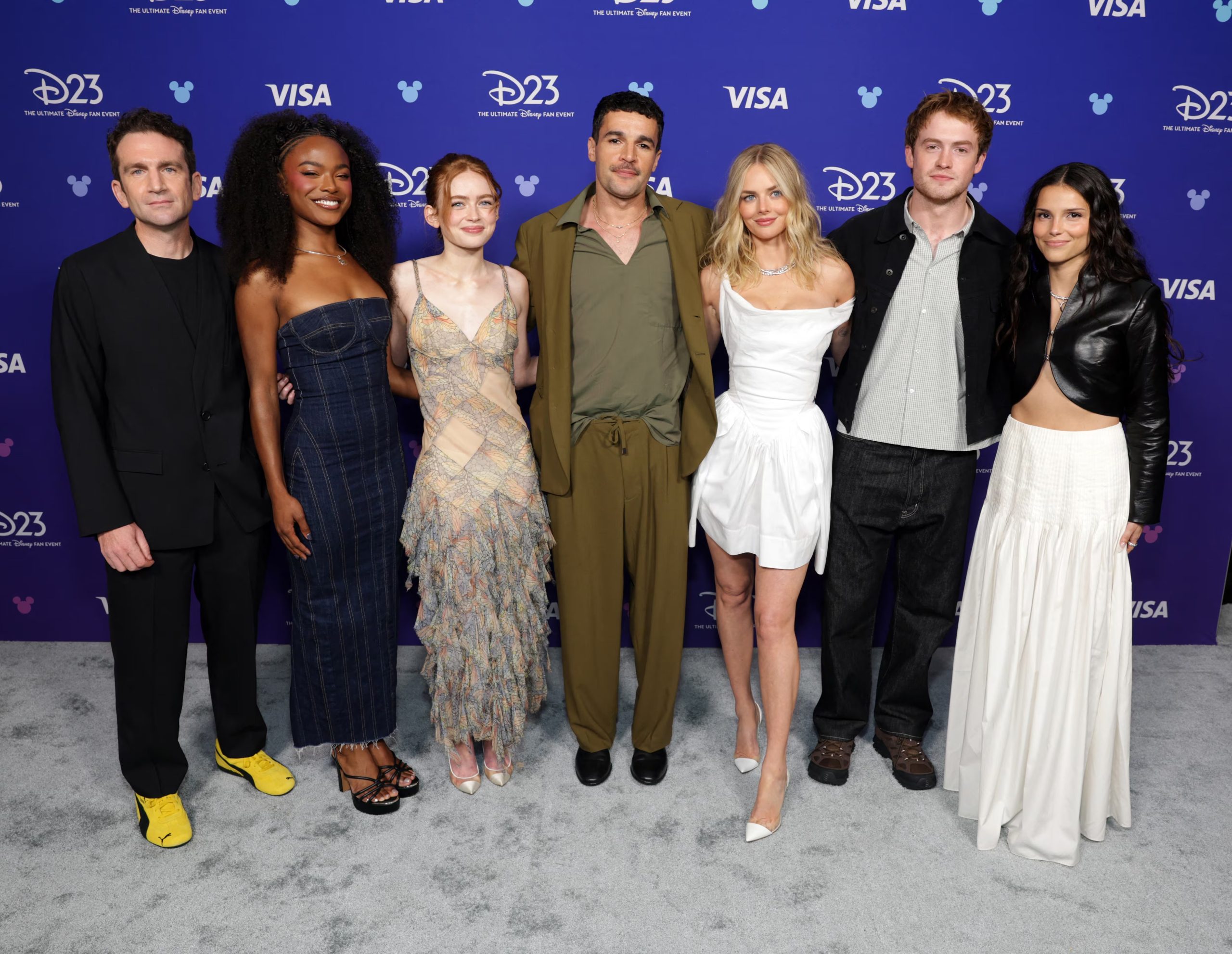 Marvel Studios confirmó en la D23 el elenco de la nueva película de X-Men, con Sadie Sink como Jean Grey y Adam Driver como Señor Siniestro (Matt Winkelmeyer/Getty Images via AFP)