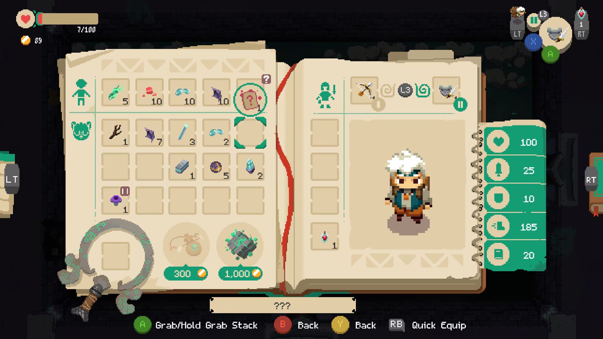 Moonlighter es un action RPG con elementos roguelite en el que Will, un tendero, sueña con ser héroe. (Steam)