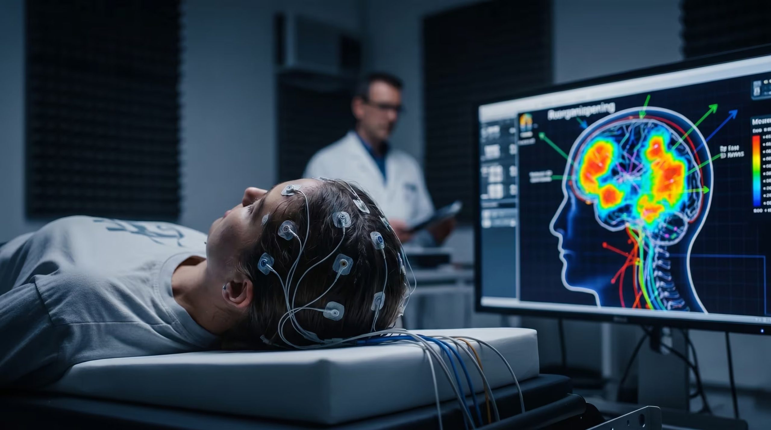 Las ondas lentas del sueño profundo participan en la consolidación de la memoria, la homeostasis sináptica y la limpieza cerebral del sistema glinfático. (Imagen Ilustrativa Infobae)