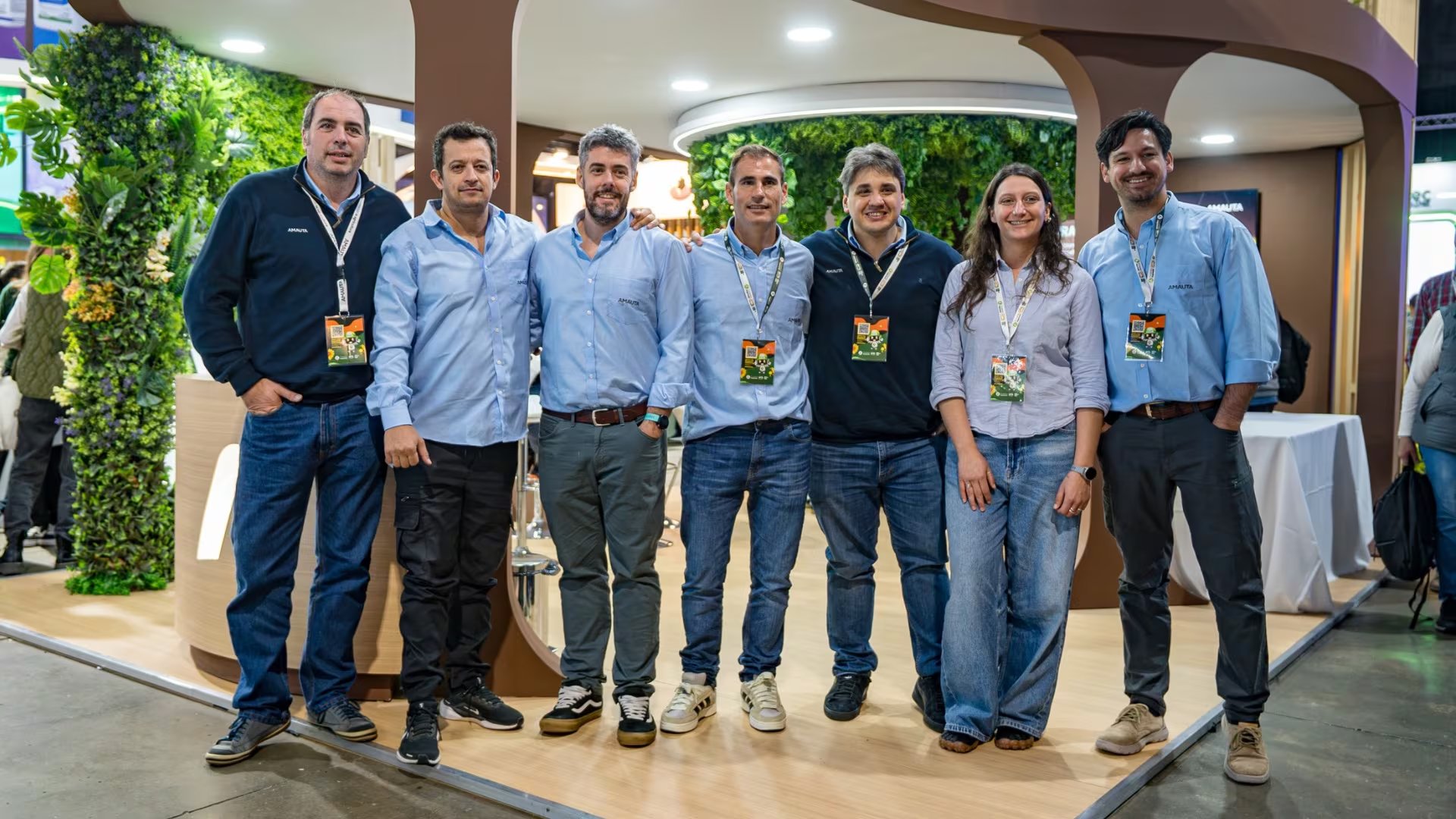 El equipo de Amauta durante su participación en Aapresid 2026 (Amauta)
