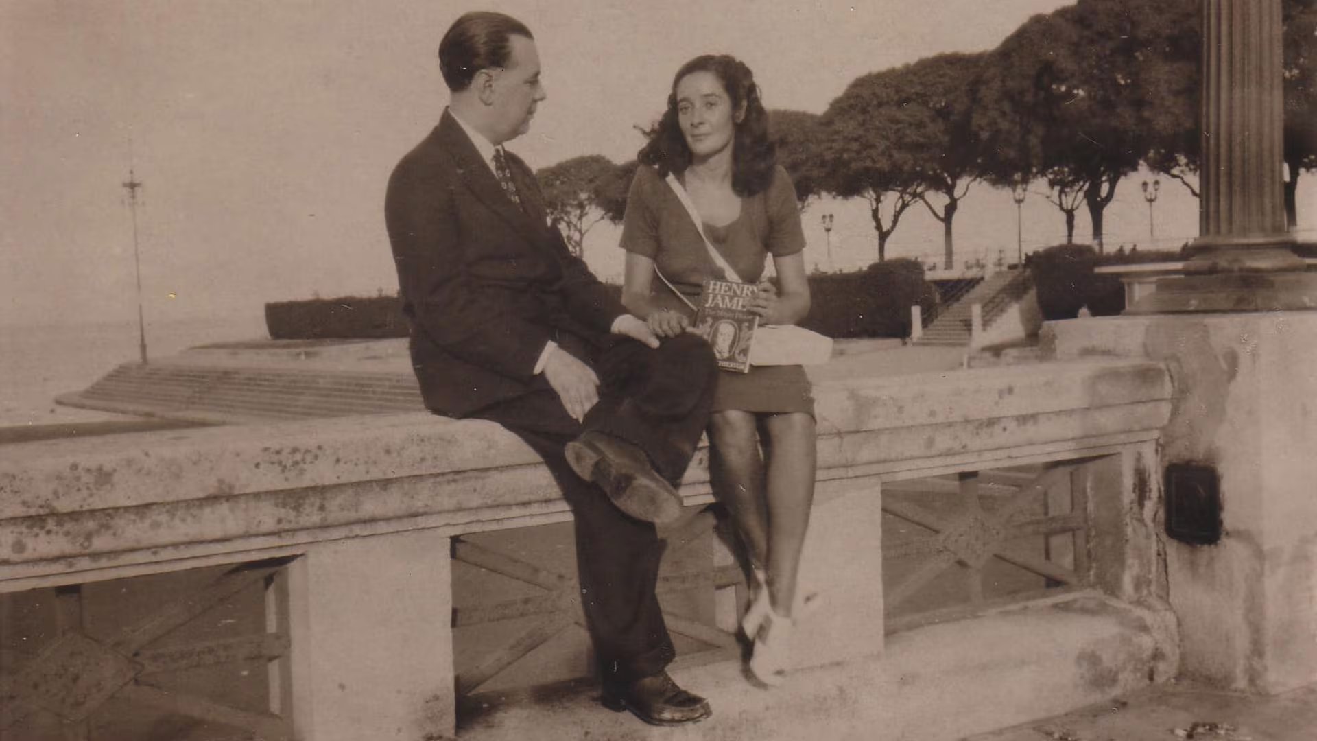 Borges y Estela Canto