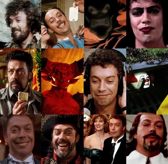 Tim Curry sumó papeles en 'Clue', 'Legend', 'Annie', 'Los tres mosqueteros' y 'Mi pobre angelito 2', además de tres nominaciones al premio Tony en Broadway.