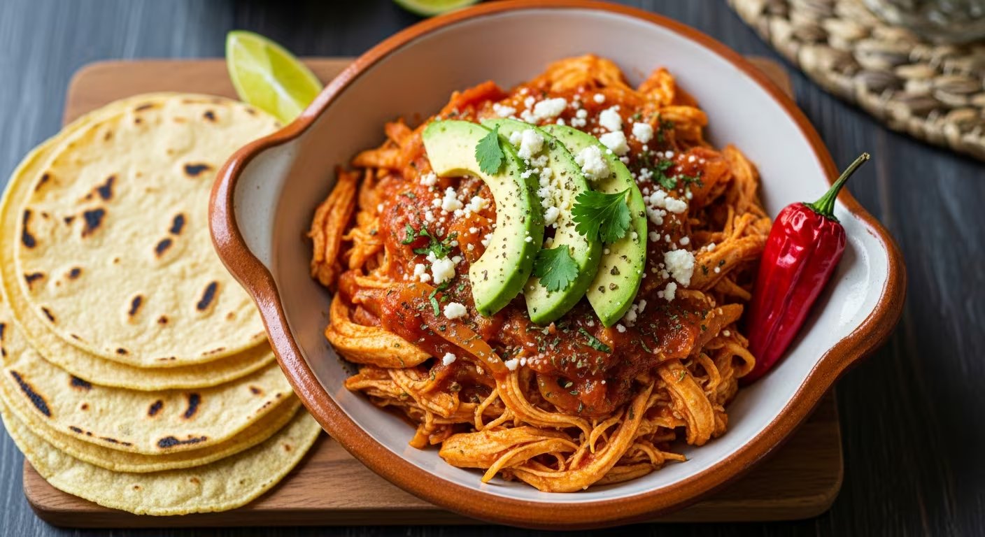La tinga de champiñones ofrece una alternativa vegetal con textura que se integra a la salsa y conserva el estilo del platillo. - (Imagen Ilustrativa Infobae)